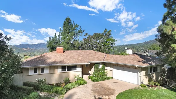 a aerial view of a house