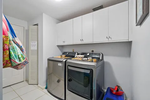 a view of a patio in the backyard