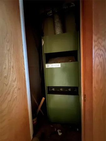 a close view of closet