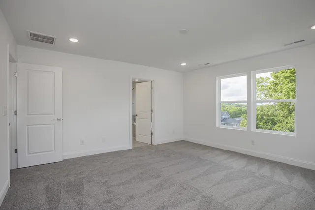 a front view of a building