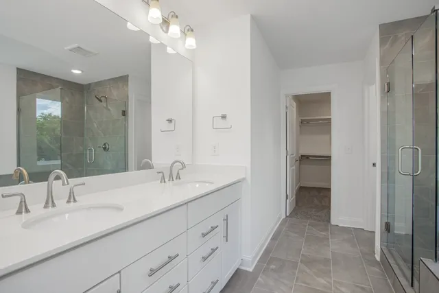 a front view of a building and a yard