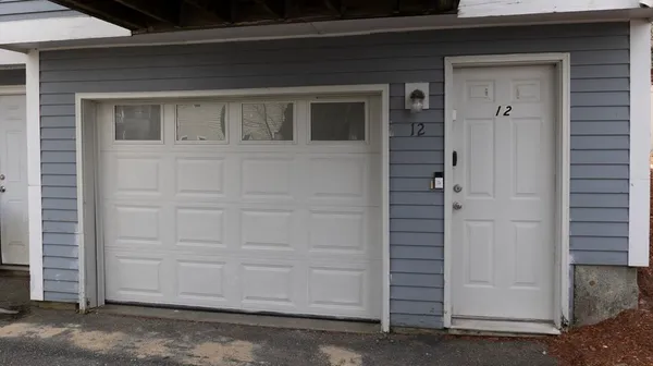 a view of front door of house