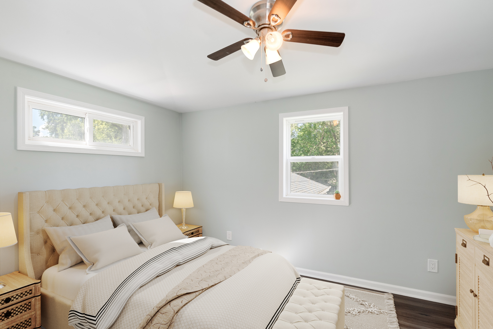 3821 East Wonder Lake Road Wonder Lake, IL 60097 - Photo 12 of 28 a bedroom with a bed and a window