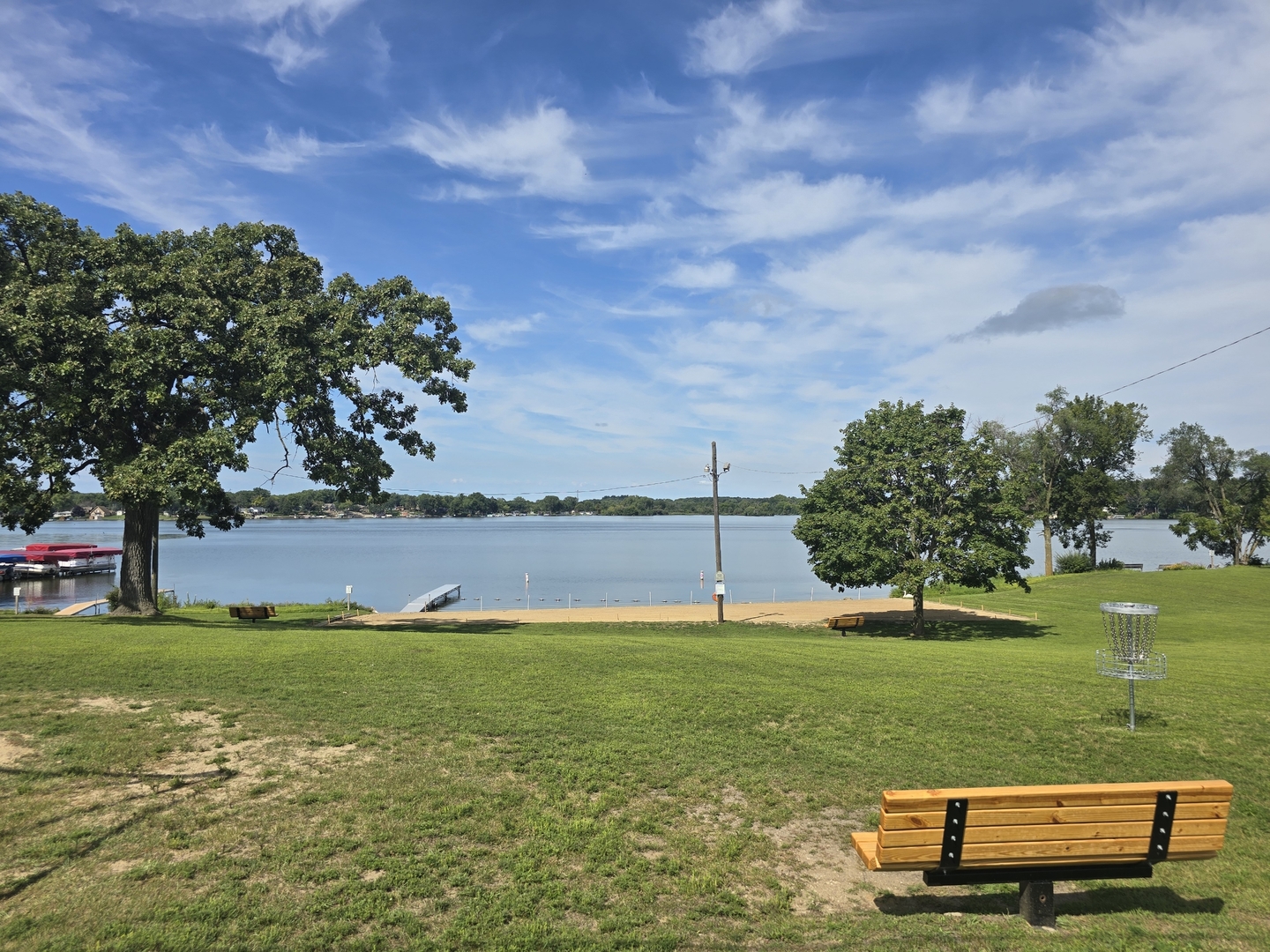 3821 East Wonder Lake Road Wonder Lake, IL 60097 - Photo 23 of 28 a view of a lake with houses