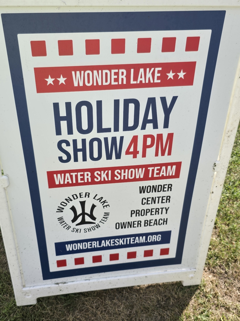 3821 East Wonder Lake Road Wonder Lake, IL 60097 - Photo 26 of 28 a sign on the wall of a building