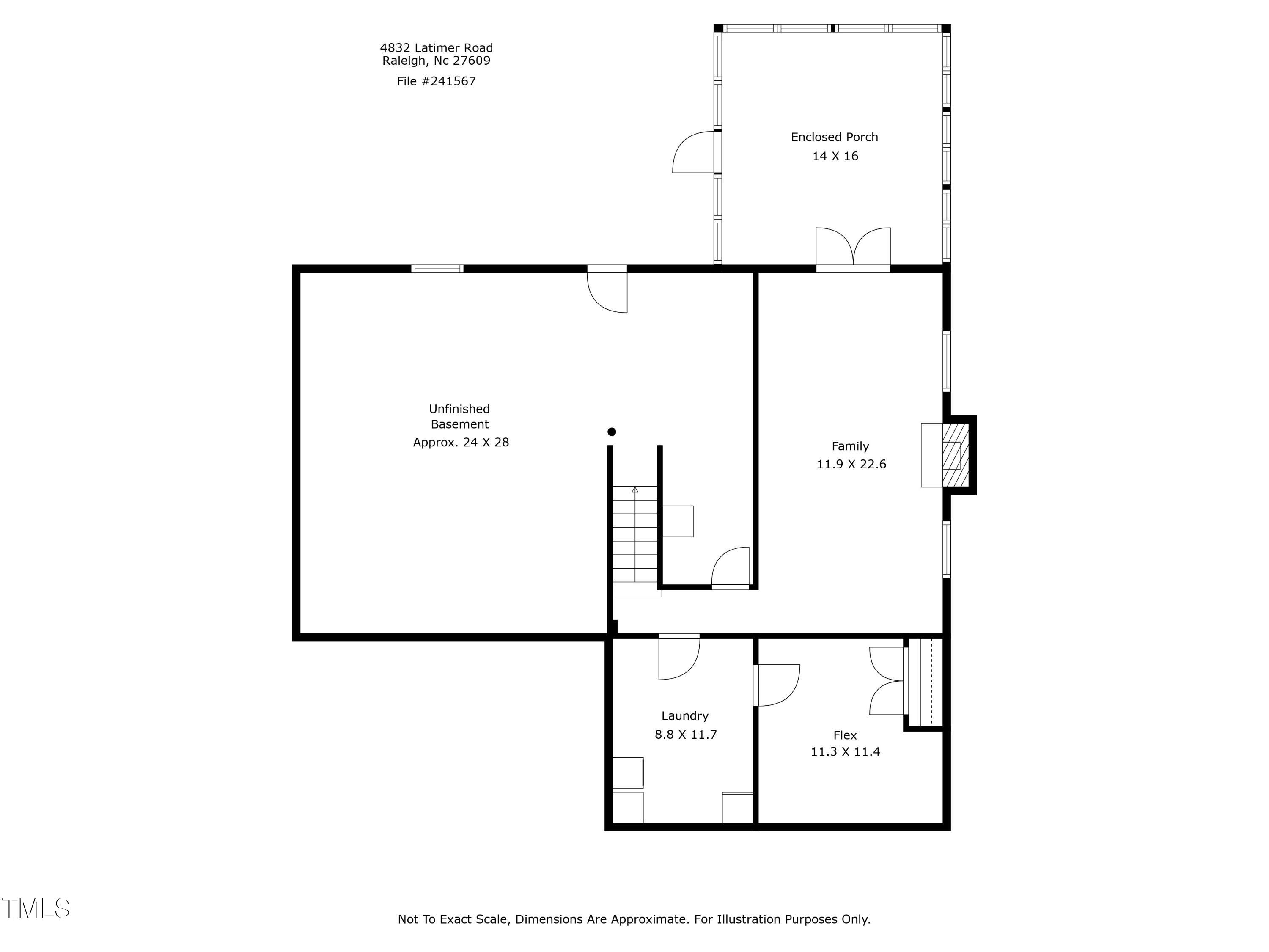 4832 Latimer Road Raleigh, NC 27609 - Photo 47 of 47 Basement