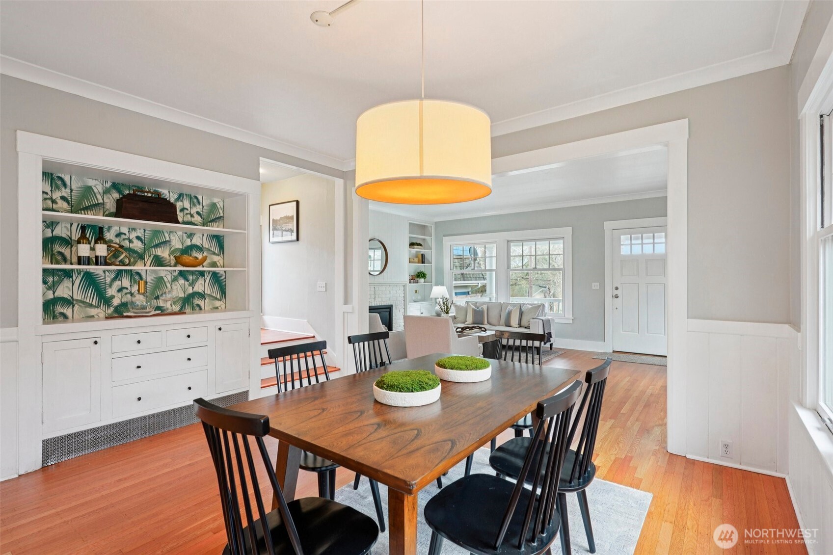 3141 Broadway East Seattle, WA 98102 - Photo 12 of 40 a view of a dining room with furniture and wooden floor