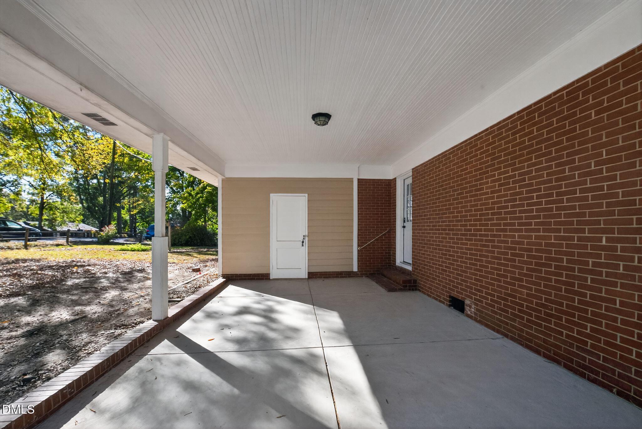 518 East 3rd Street Wendell, NC 27591 - Photo 27 of 30 a view of a porch with a backyard