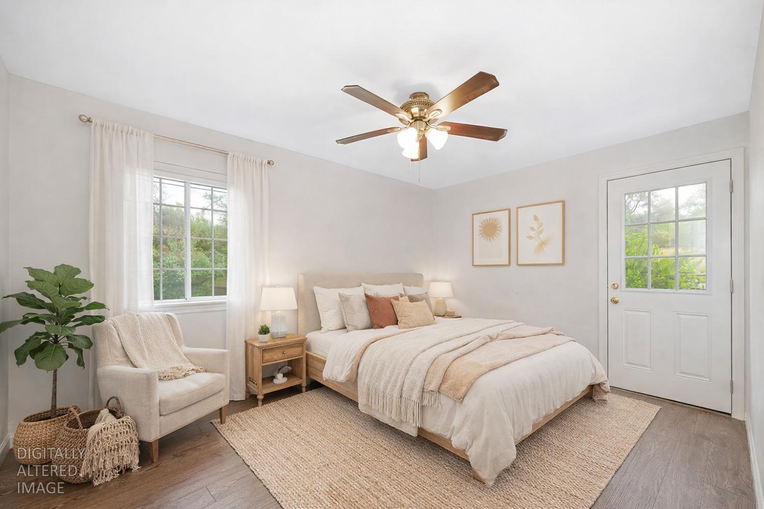 5682 Virginiatown Road Newcastle, CA 95658 - Photo 15 of 56 Possible 3rd bedroom or office , no closet featuring updated floors and access to back yard.