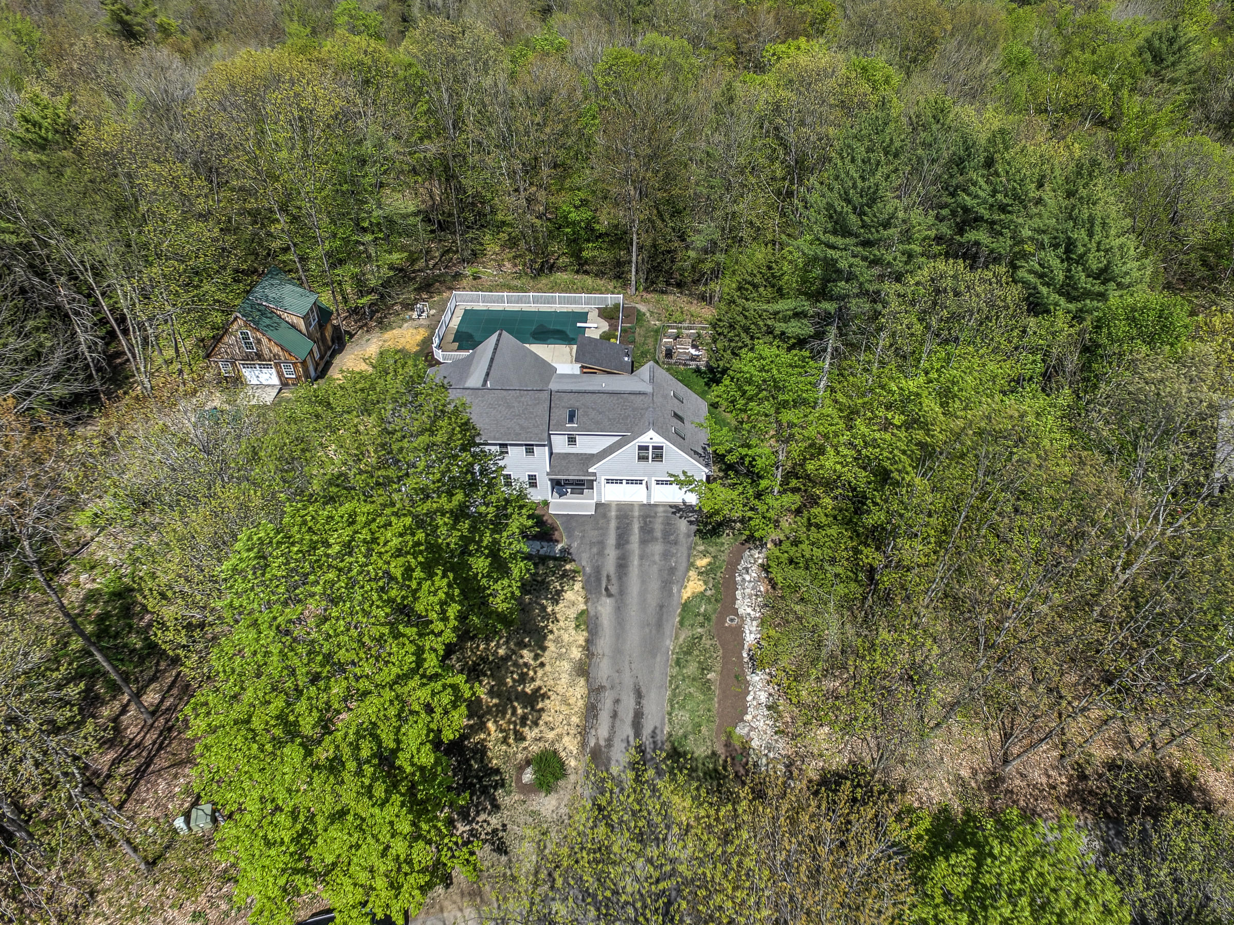 9 Carriage Hill Road Raymond, ME 04071 - Photo 39 of 48 Aerial View