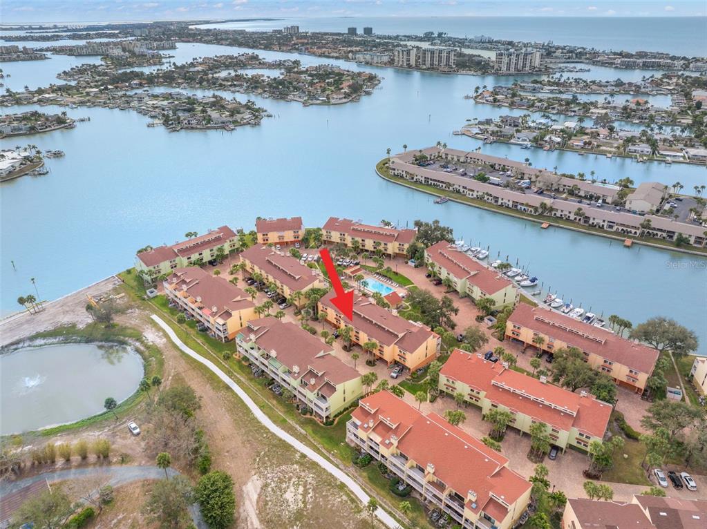 529 Sandy Hook Road Treasure Island, FL 33706 - Photo 45 of 55 an aerial view of a city