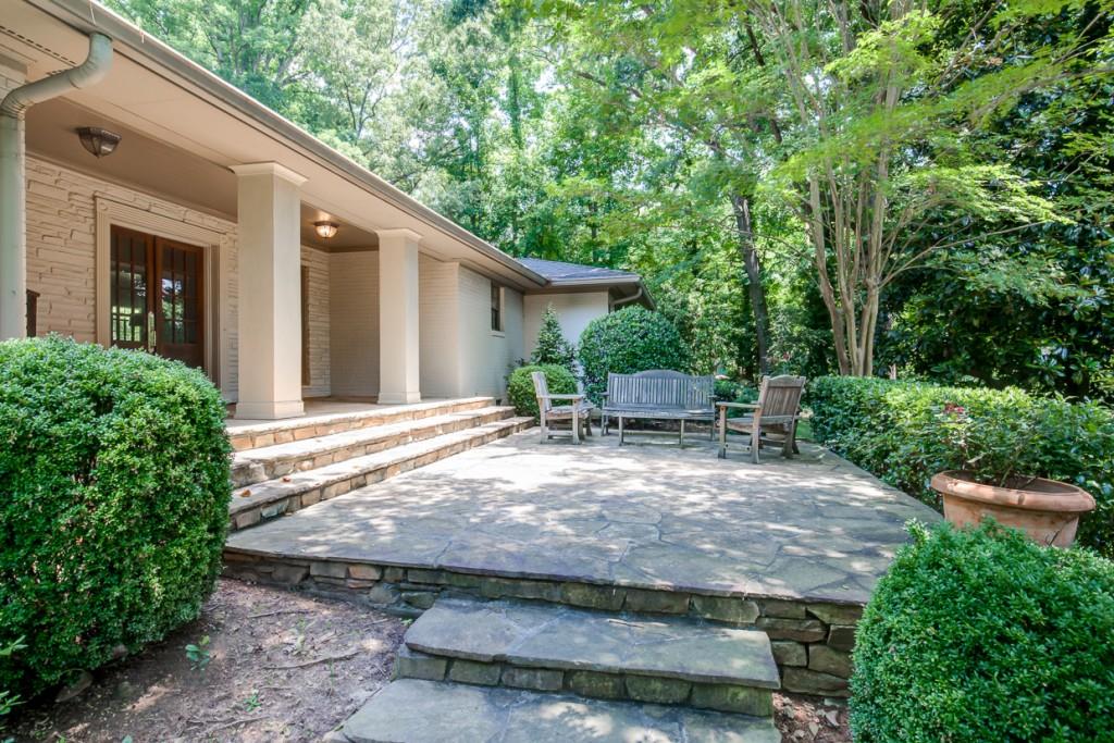 1055 West Wesley Road Northwest Atlanta, GA 30327 - Photo 1 of 1 Inviting entrance patio