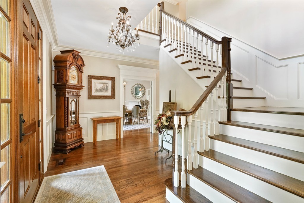 219 B Ipswich Road Boxford, MA 01921 - Photo 12 of 30 a view of entryway livingroom and hall with wooden floor