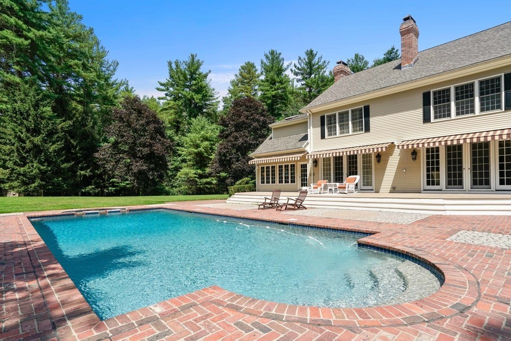 219 B Ipswich Road Boxford, MA 01921 - Photo 5 of 30 a swimming pool with outdoor seating and yard