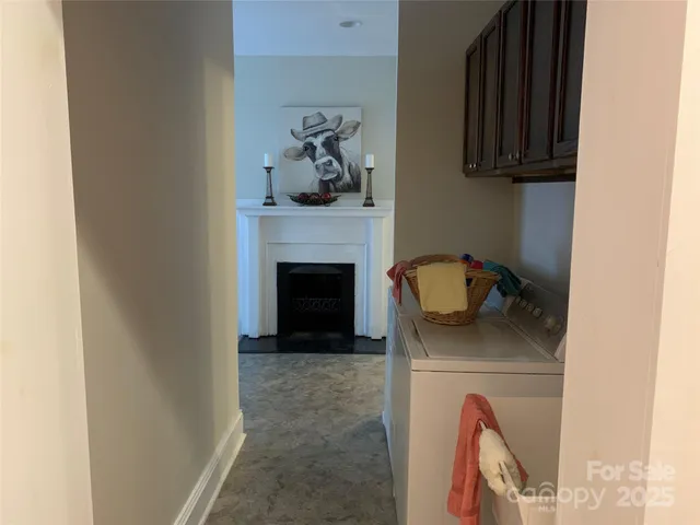 a view of a storage & utility room