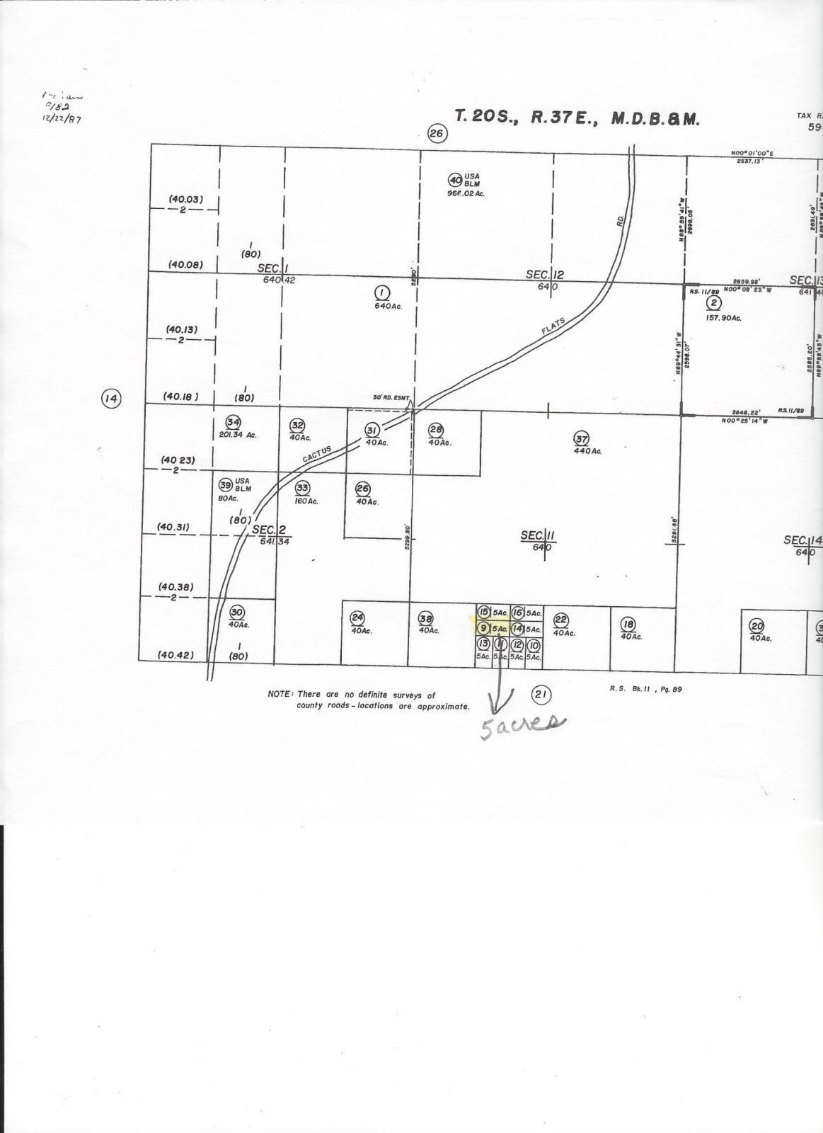 Cactus Flats Road, Olancha, CA 93549 Compass