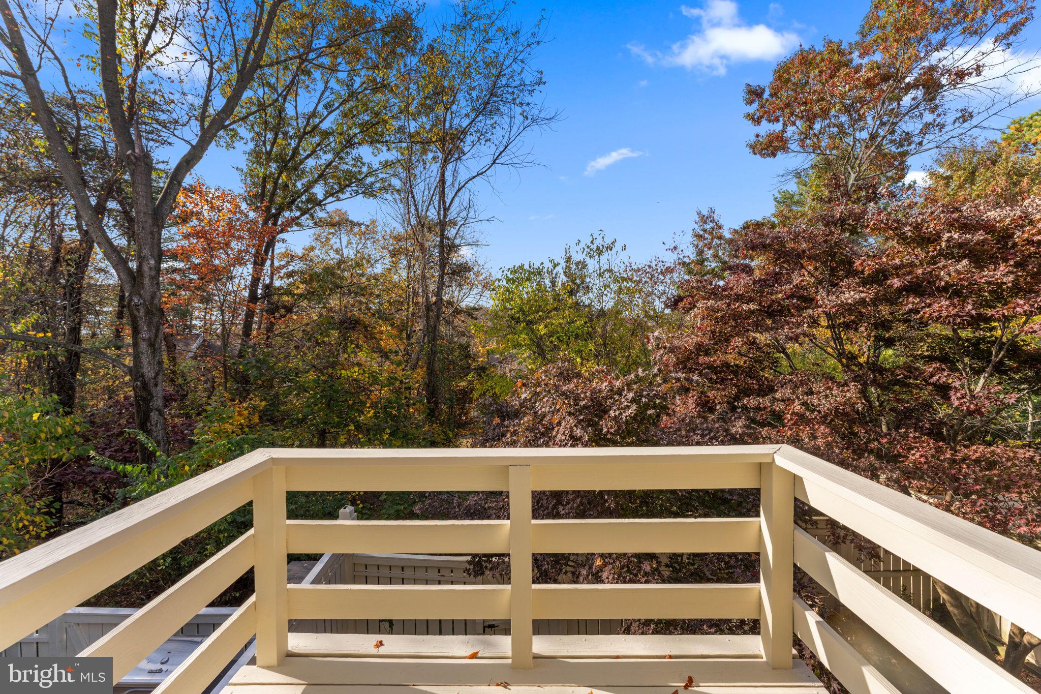 1644 Fieldthorn Drive Reston, VA 20194 - Photo 35 of 43 a view of deck with large trees