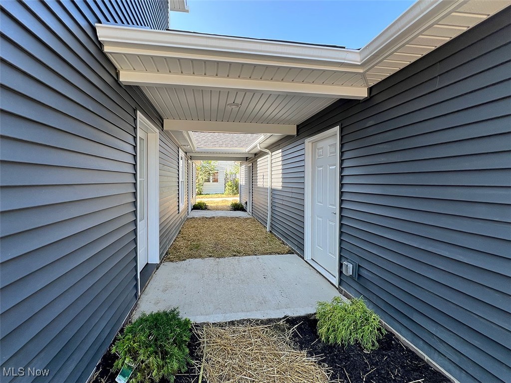 3641 Menlo Road Cleveland, OH 44120 - Photo 19 of 26 View of covered entry from side facing garage to rear of home