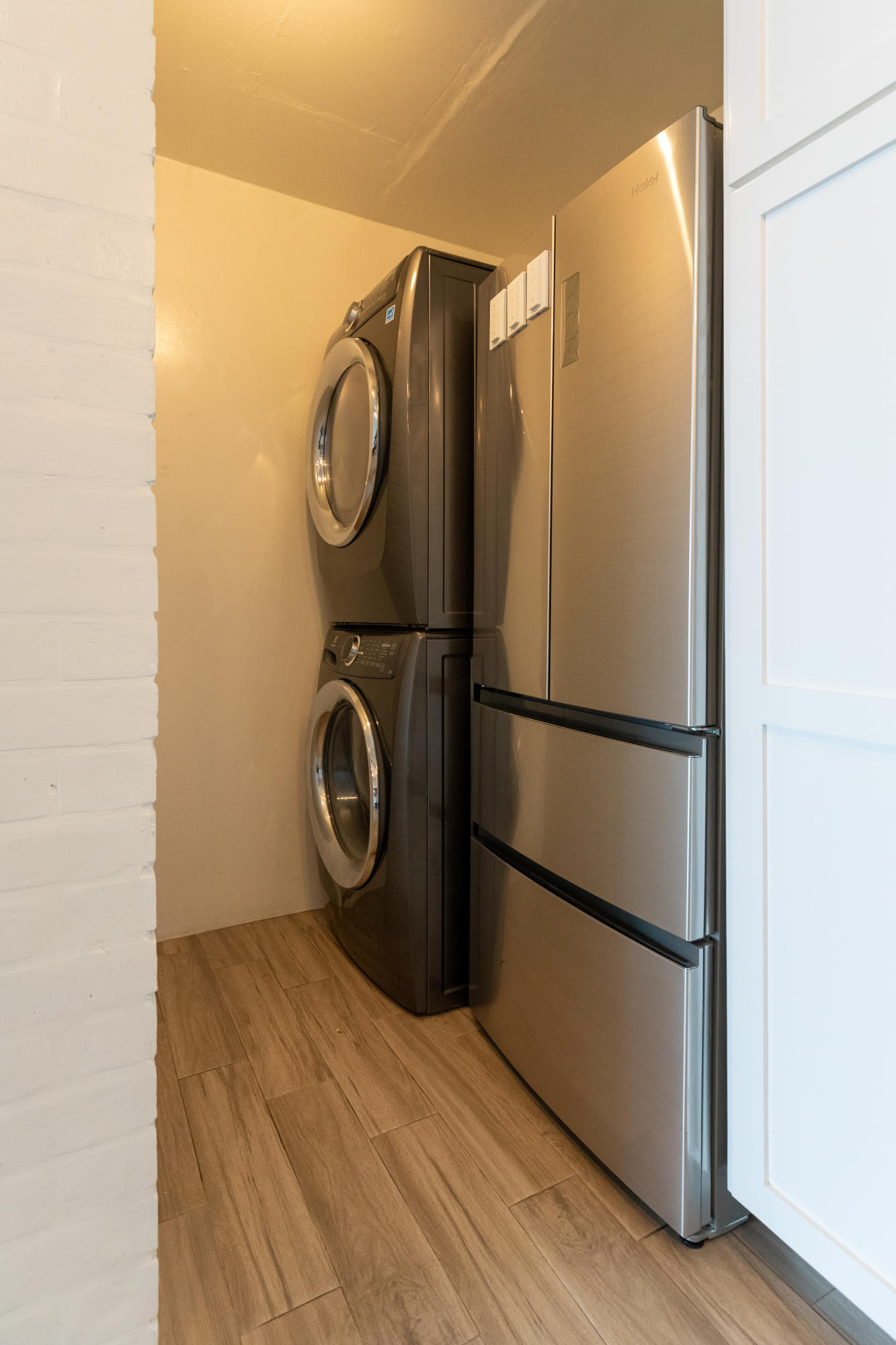 1520 Miramar Beach Montecito, CA 93108 - Photo 8 of 18 a view of storage and utility room with wooden floor
