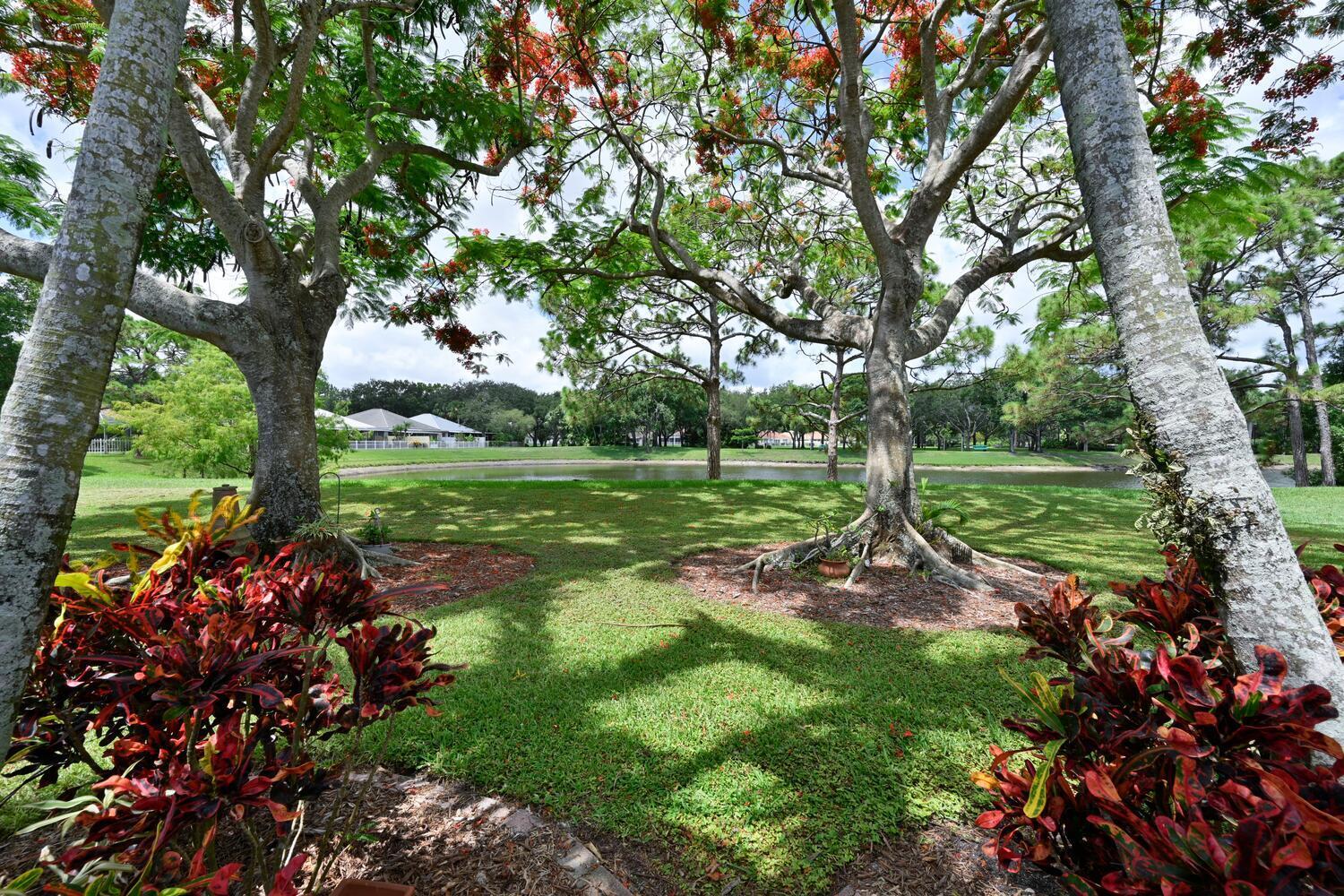 166 Bayberry Circle Jupiter, FL 33458 - Photo 28 of 37 a view of a park that has large trees