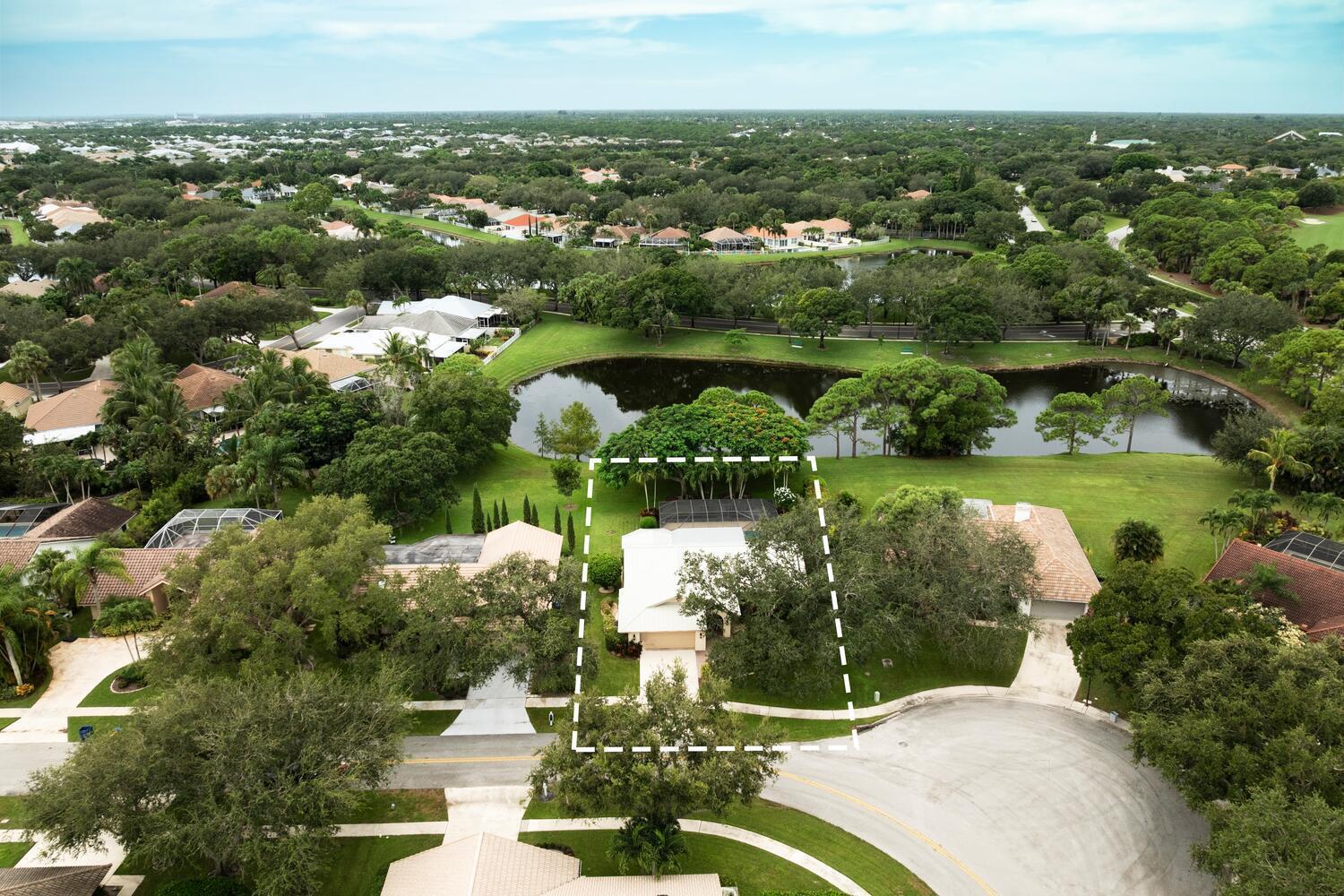 166 Bayberry Circle Jupiter, FL 33458 - Photo 37 of 37 a view of a lake with a city view