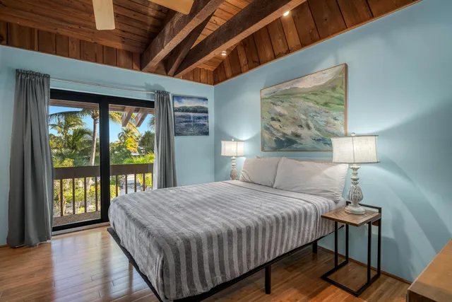 a view of a lake with a mountain