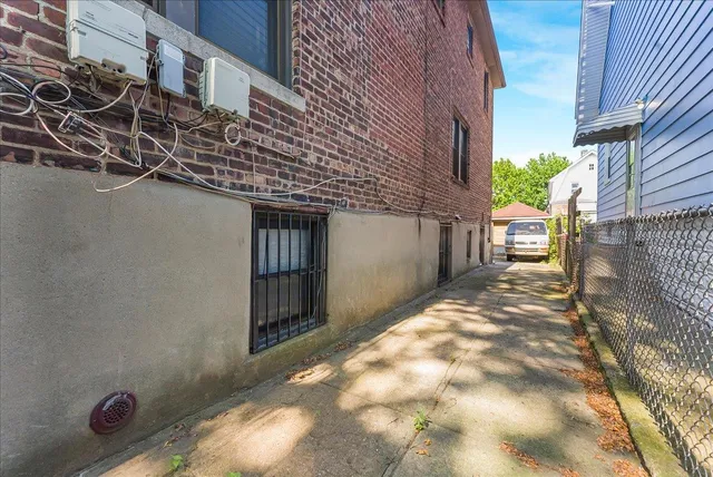 a backyard of a house