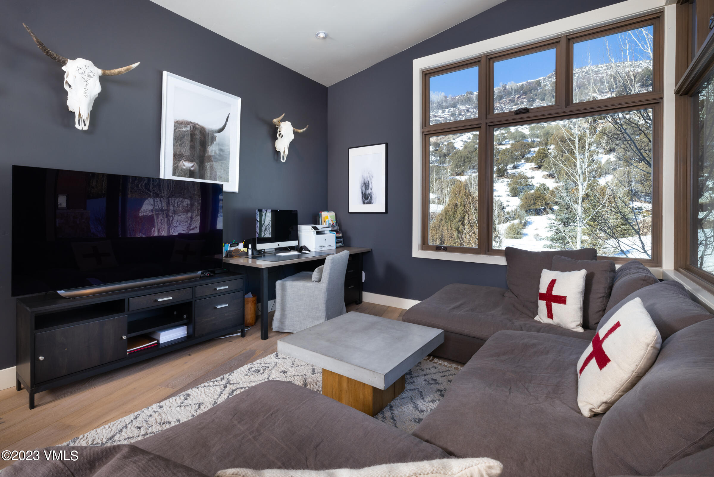 1793 Beard Creek Trail Edwards, CO 81632 - Photo 13 of 28 a living room with furniture and a flat screen tv