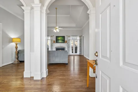 a view of a living room