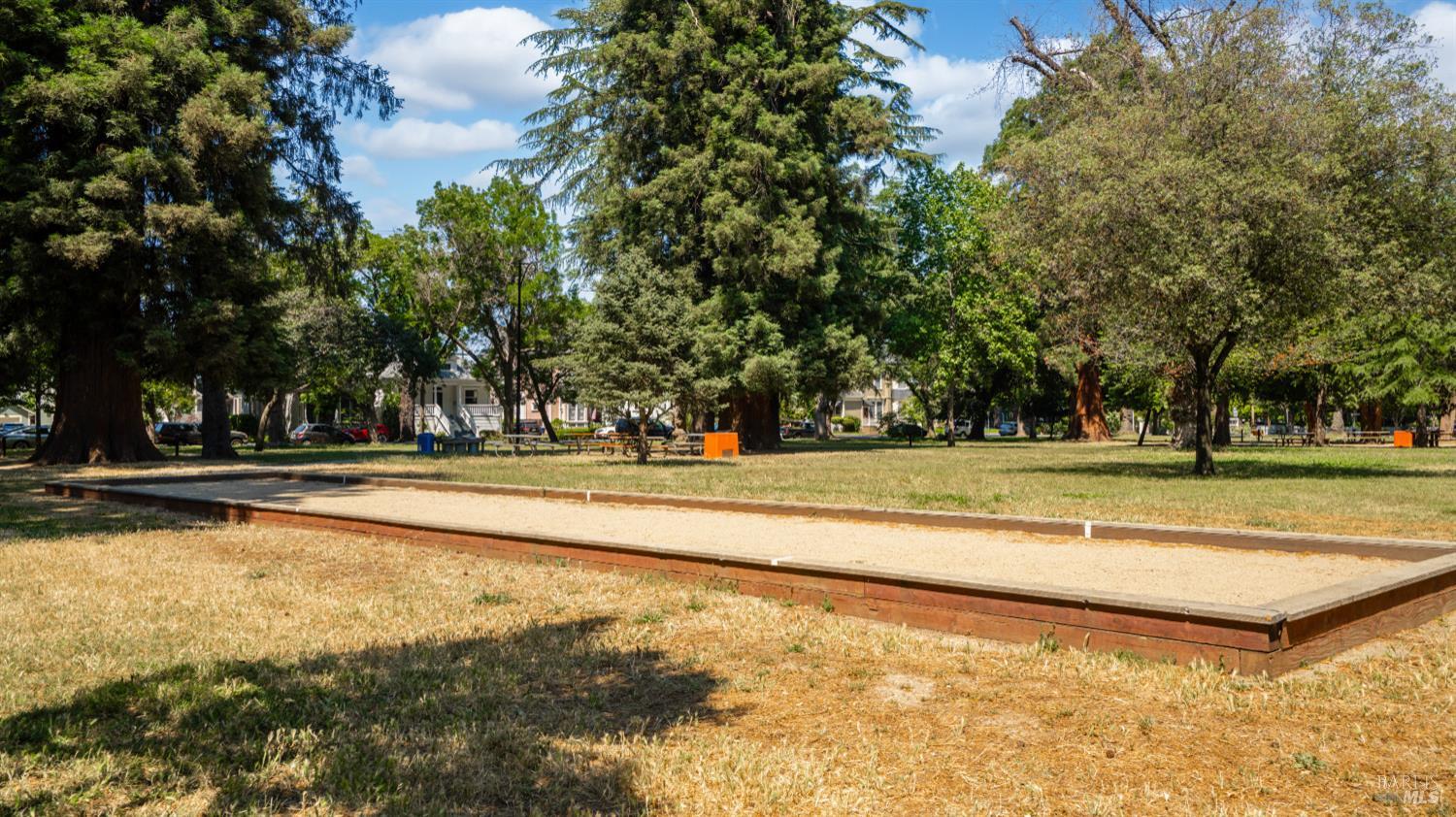 563 Jefferson Street Napa, CA 94559 - Photo 51 of 55 a view of swimming pool with outdoor seating and trees