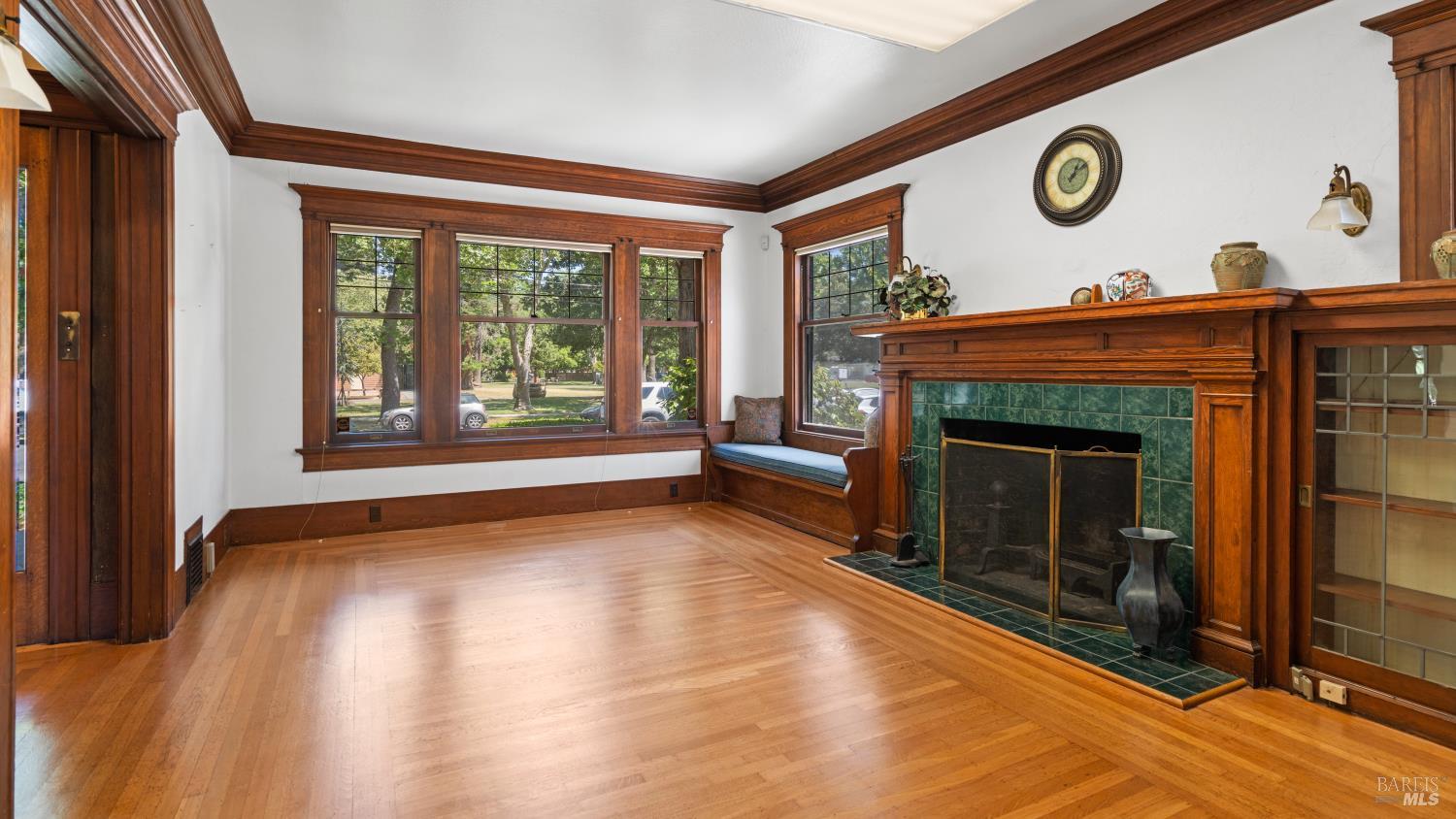 563 Jefferson Street Napa, CA 94559 - Photo 9 of 55 a view of an empty room with window and fire place