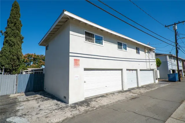 a view of a house with a garage