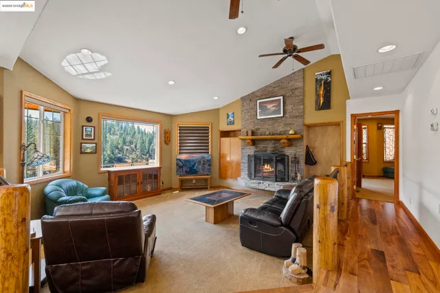 a view of a house with wooden stairs