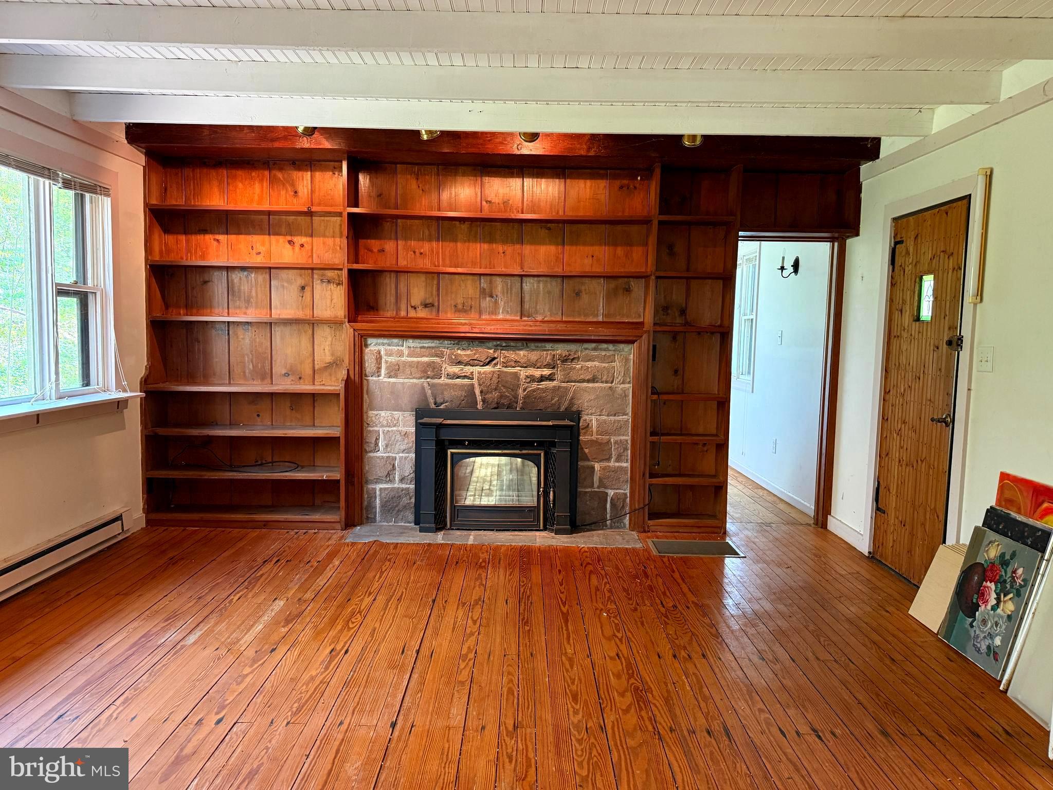 7126 Upper York Road New Hope, PA 18938 - Photo 4 of 27 Fireplace and built-is