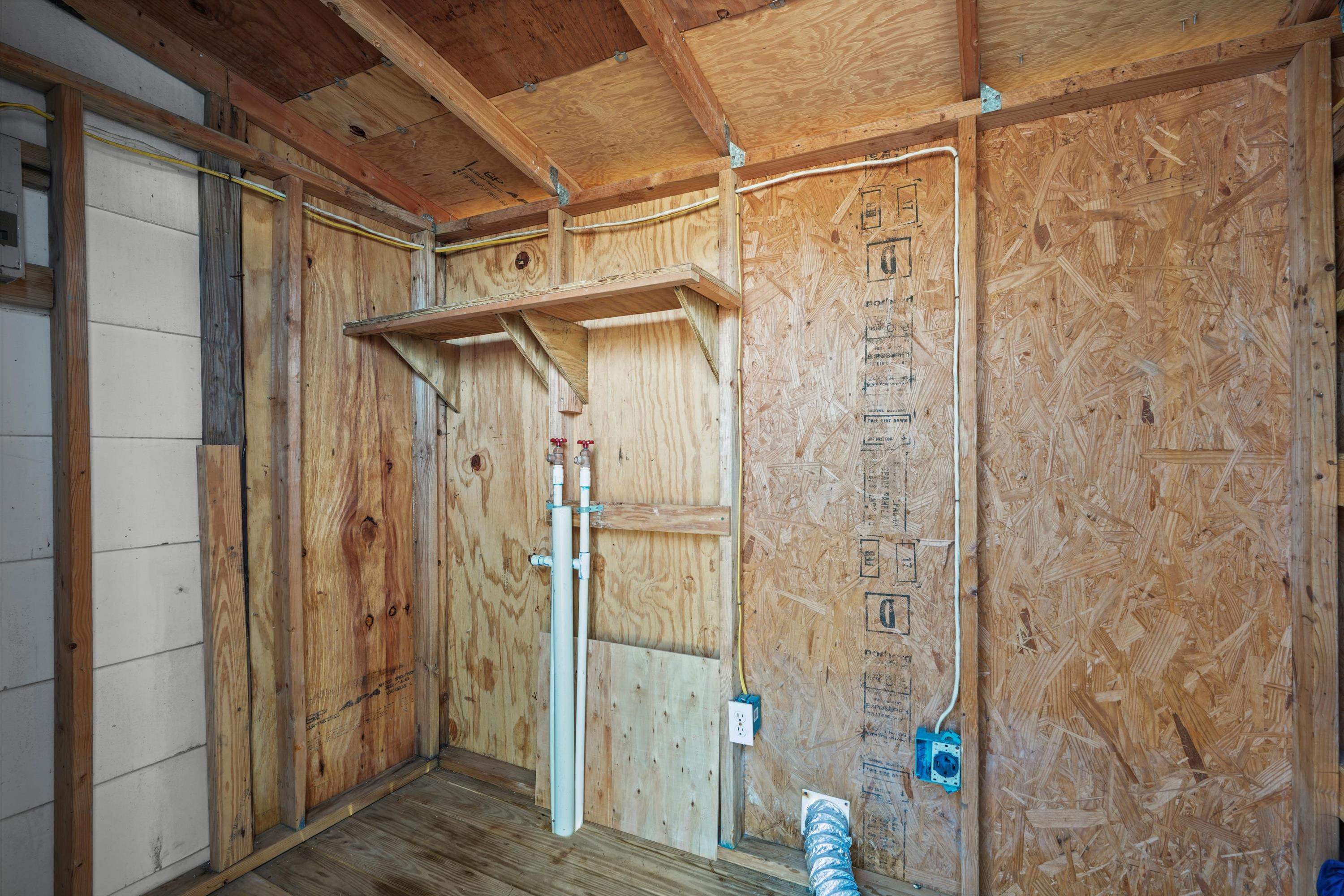 145 Gassett Road St. Augustine, FL 32080 - Photo 22 of 25 a bathroom with a shower and a glass door