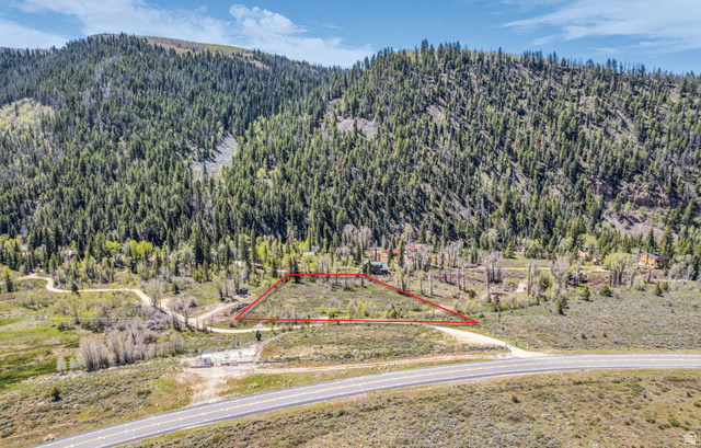 6314 Stewart Ranch Road Kamas, UT 84036 - Photo 6 of 10 Expansive land parcel featuring natural terrain, mature tree coverage, and direct road frontage