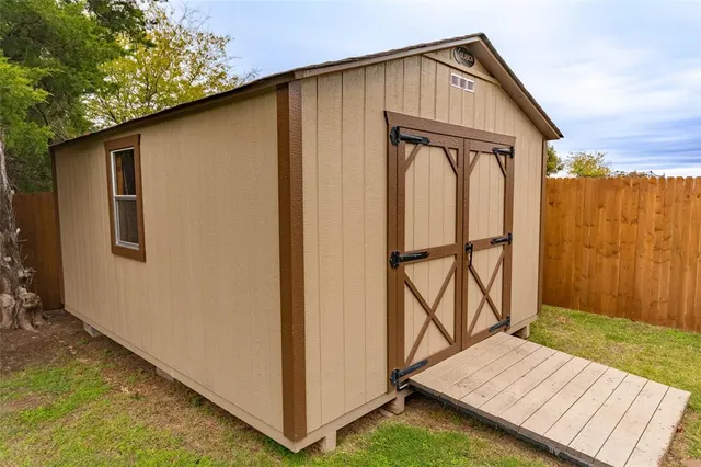 a view of front door