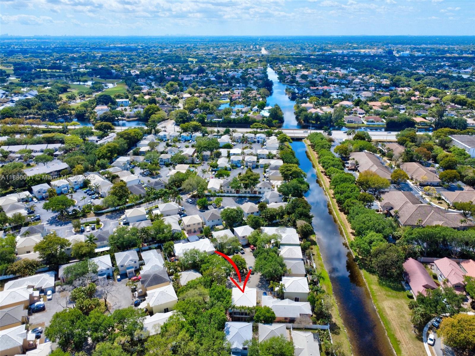 9900 Northwest 2nd Court Plantation, FL 33324 - Photo 49 of 56 an aerial view of residential houses with city view