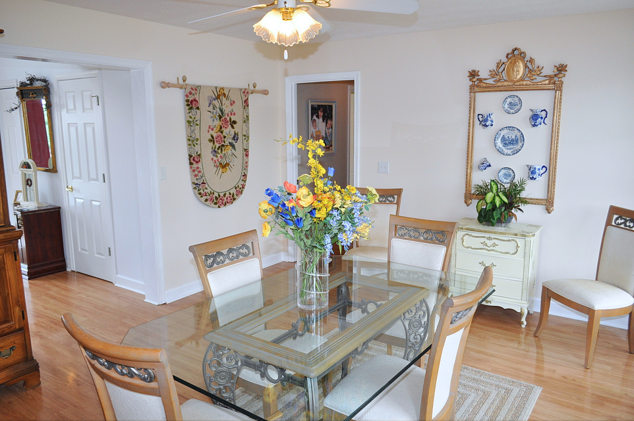 1167 Factory Hill Road Callaway, VA 24067 - Photo 42 of 80 a view of a dining room with furniture and wooden floor
