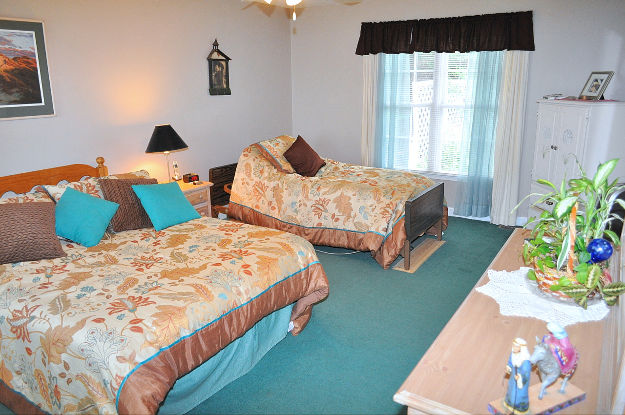 1167 Factory Hill Road Callaway, VA 24067 - Photo 44 of 80 a bedroom with two beds and painting on the wall