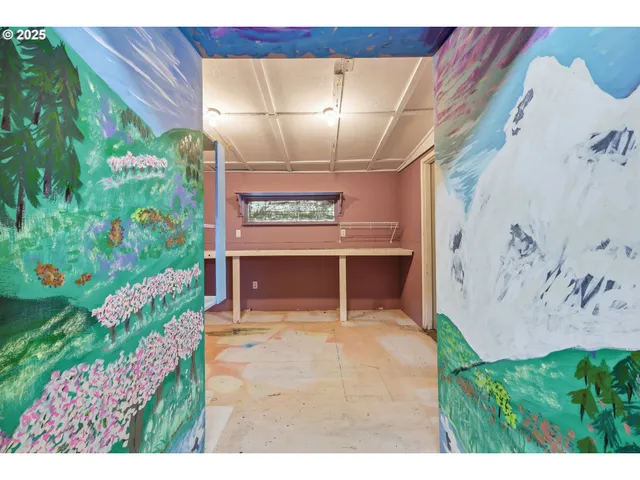 a view of an outdoor space and a window