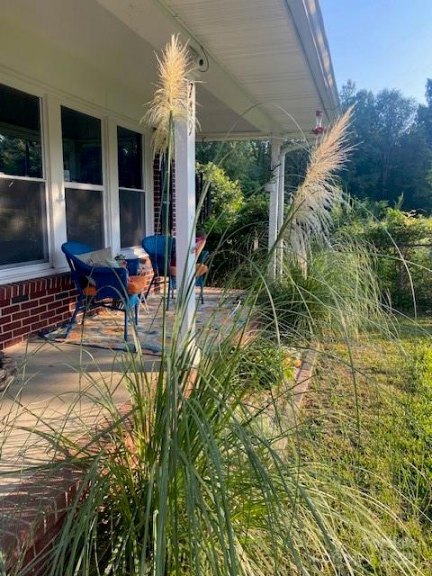 749 Meadowbrook Road Chester, SC 29706 - Photo 31 of 33 a view of backyard with table and chairs and potted plants