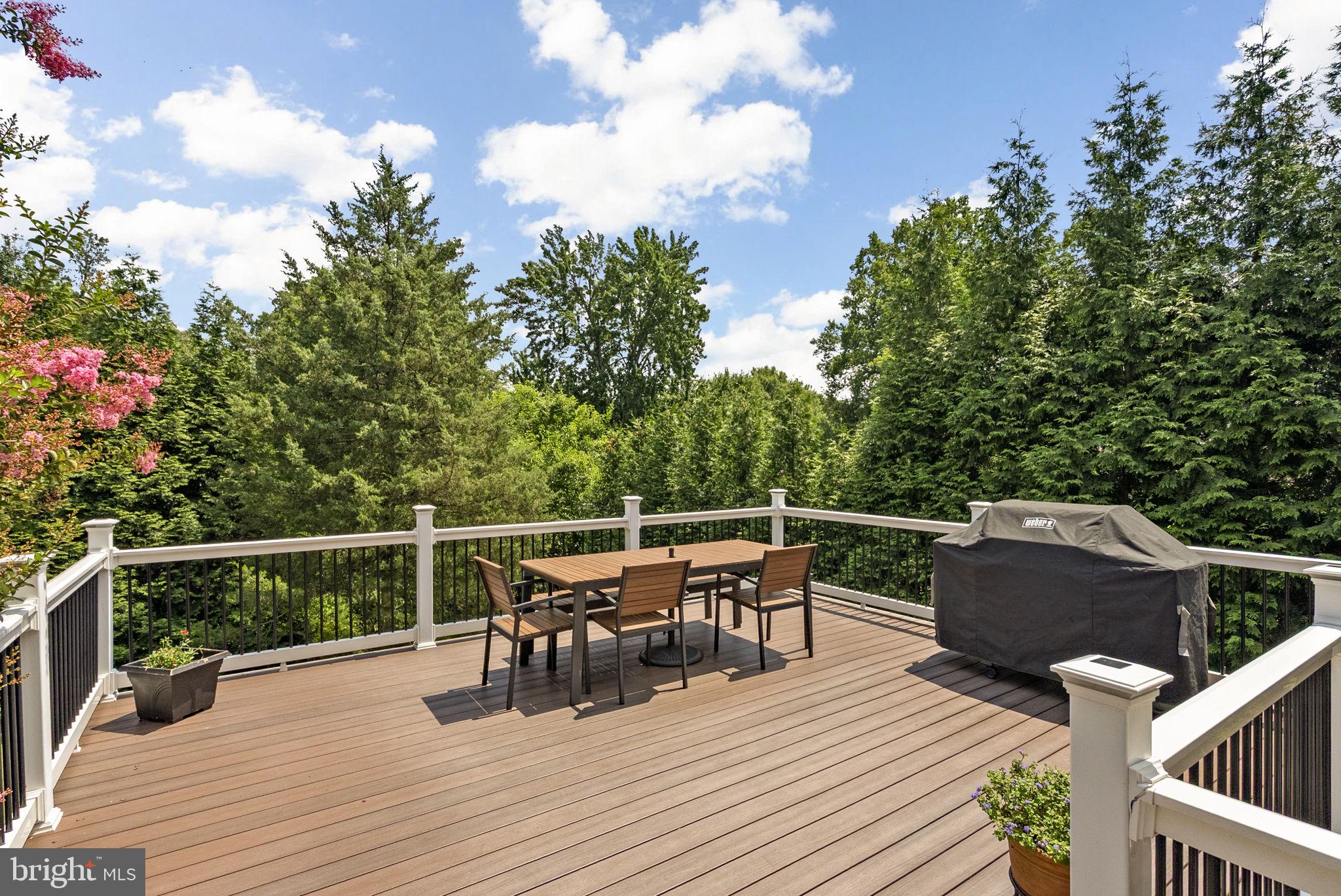 9601 Sutherland Road Silver Spring, MD 20901 - Photo 39 of 48 a view of roof deck with furniture and trees