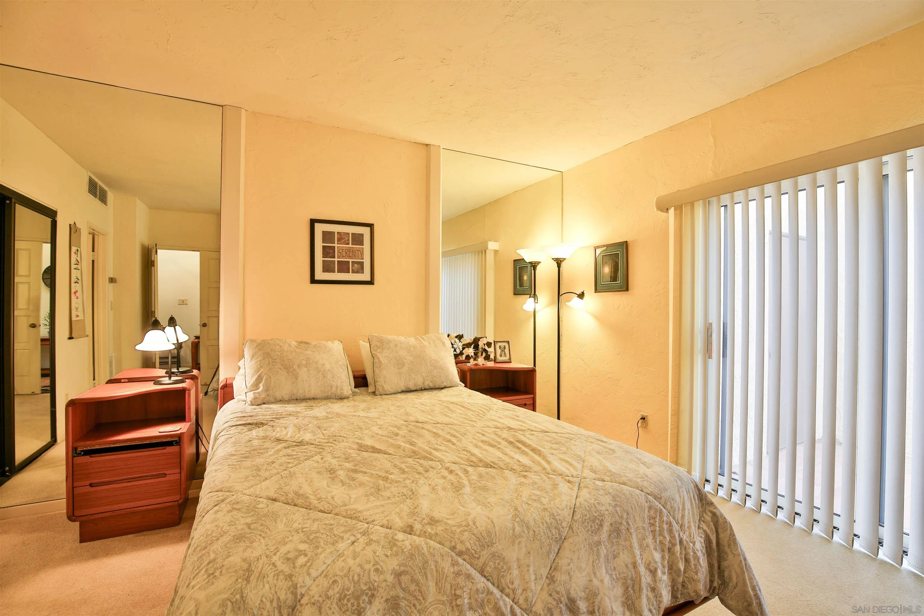 1921 Desert Vista Terrace Borrego Springs, CA 92004 - Photo 14 of 19 a bedroom with a bed and a couch