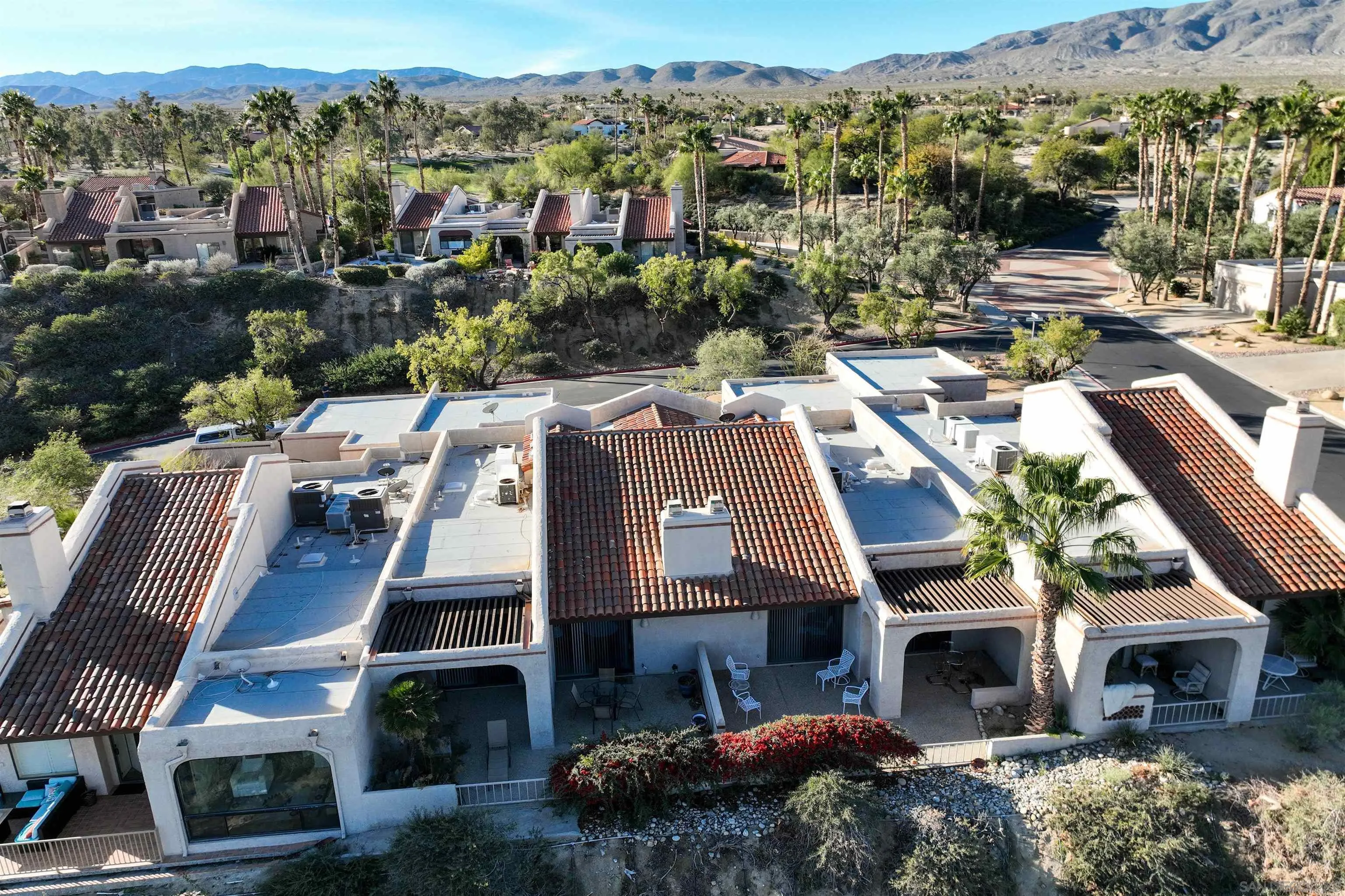 1921 Desert Vista Terrace Borrego Springs, CA 92004 - Photo 19 of 19 a aerial view of a house with a yard patio and swimming pool