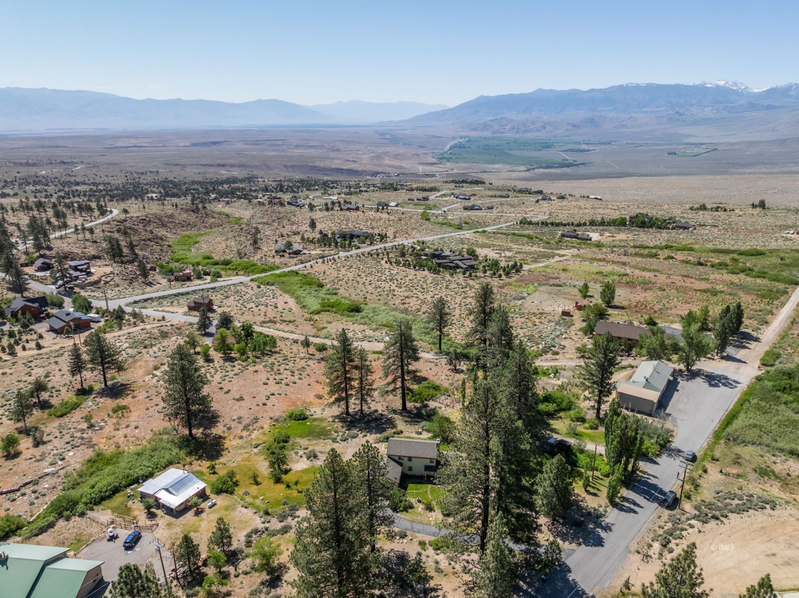 67 Willow Road Swall Meadows, CA 93514 - Photo 34 of 35 an aerial view of residential house and green space