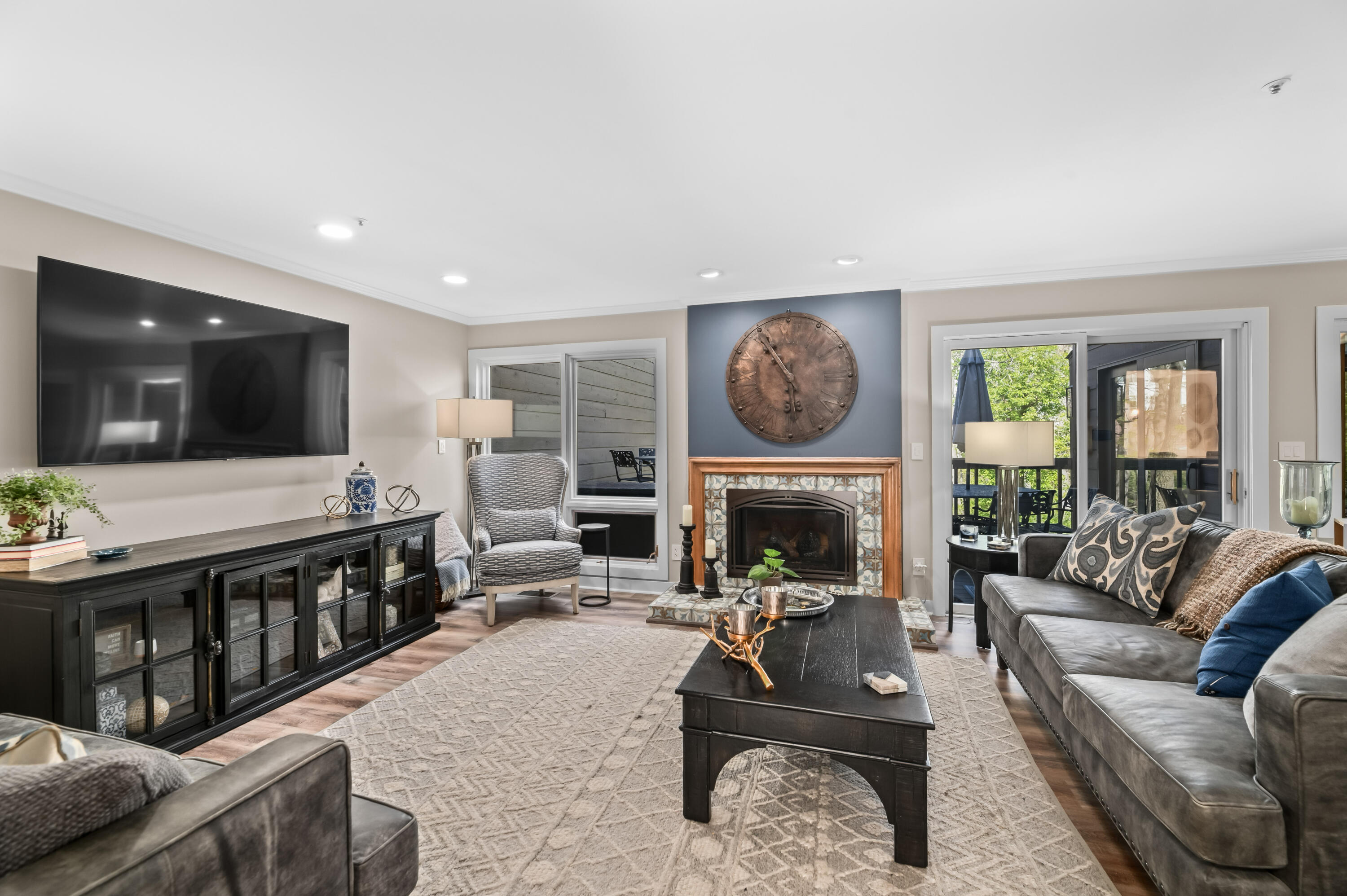 345 Elm Grove Road, Unit B Brookfield, WI 53005 - Photo 4 of 43 Living Room With Gas Fireplace!