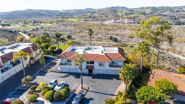 a view of city and mountain