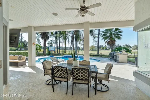 a view of a house with a swimming pool