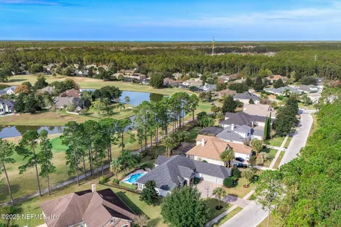 a view of a yard with an outdoor space
